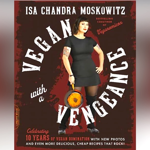 3 for $30~NEW Vegan with a Vengeance Cookbook by Isa Chandra Moskowitz - Picture 1 of 1